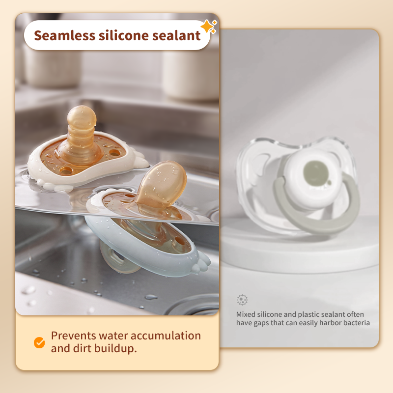 KIUMO Soother with Clip & Storage Case BPA Free