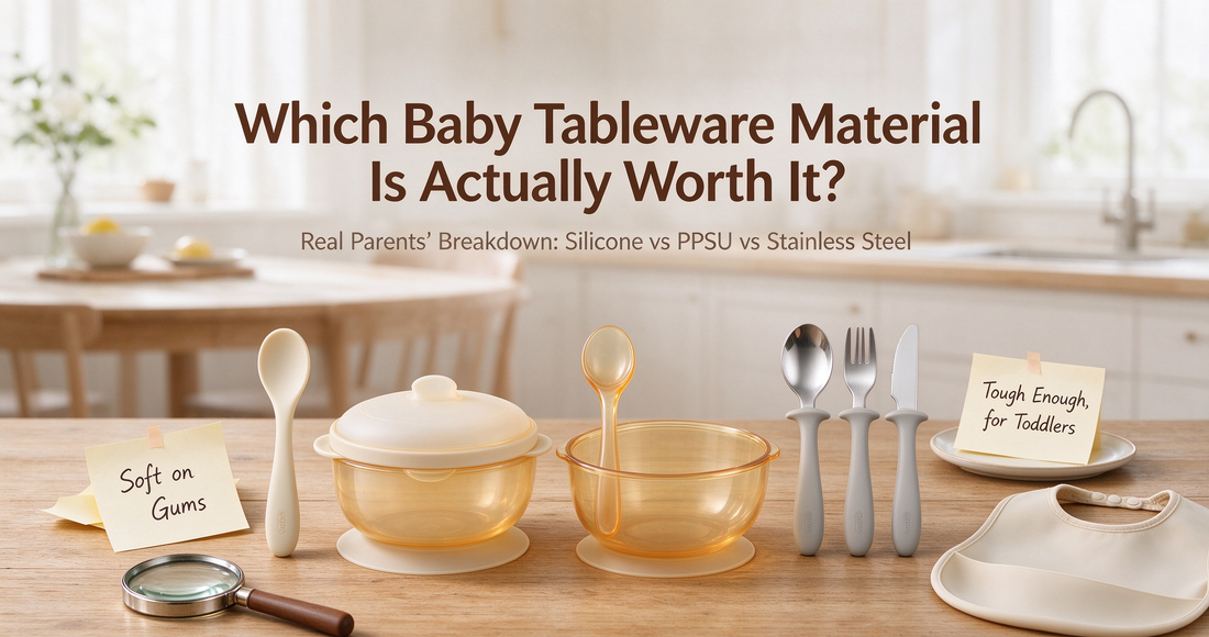 Silicone, PPSU or Stainless Steel? Honest Parent’s Guide To Baby Tableware