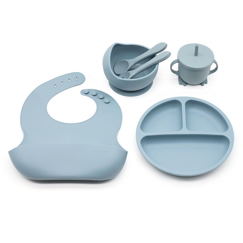 Kiumo Baby Silicone Baby Plate Set
