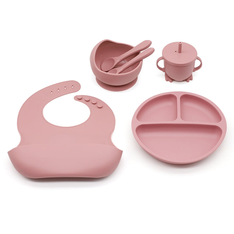 Kiumo Baby Silicone Baby Plate Set