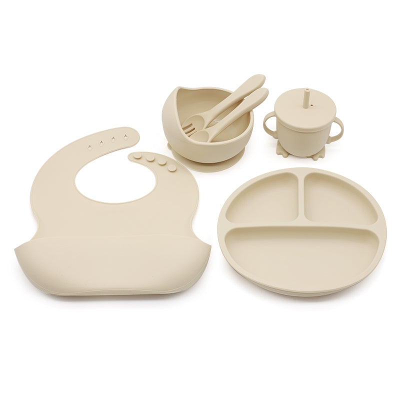 Kiumo Baby Silicone Baby Plate Set