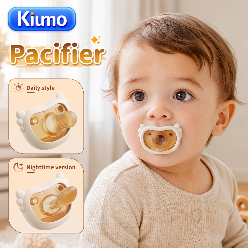 KIUMO Soother with Clip & Storage Case BPA Free