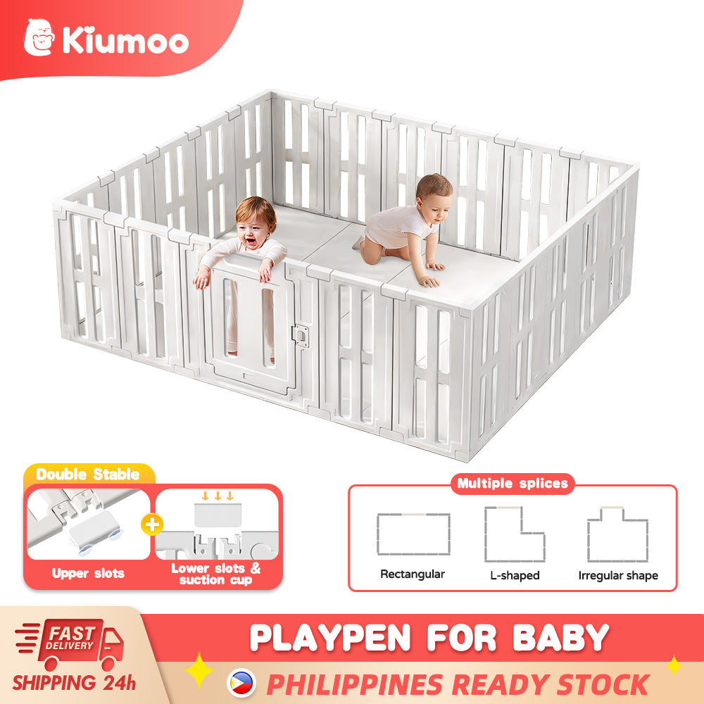 Kiumo Baby Playpen Adjustable Shape