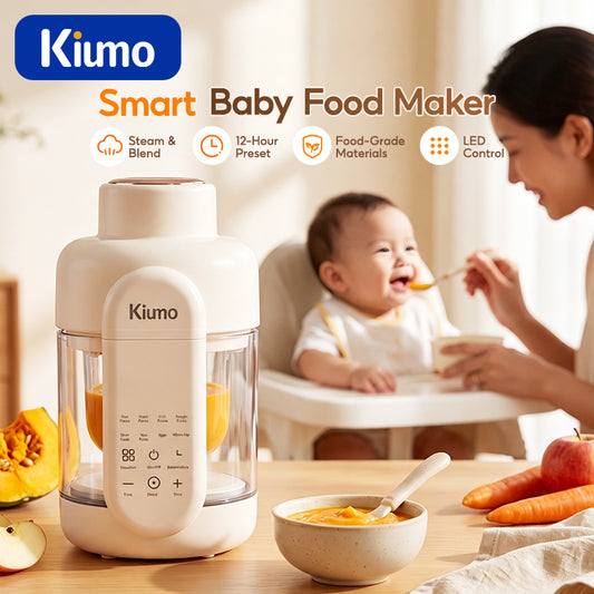 KIUMO 8-in-1 Baby  Steam Blend Food Maker