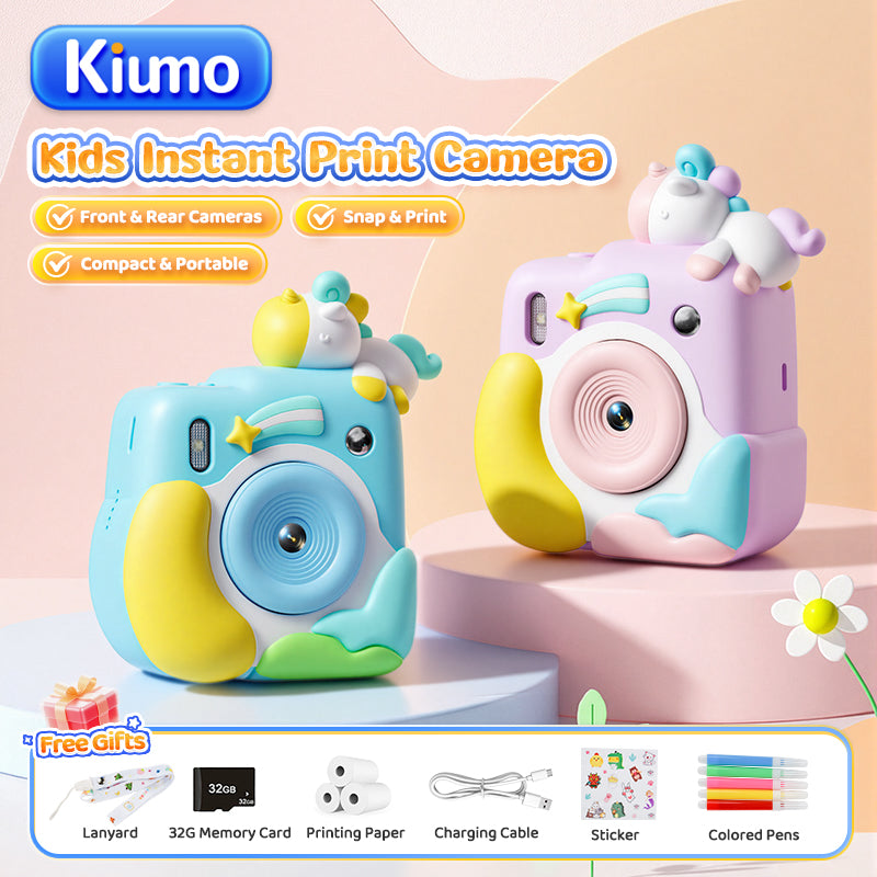 Kiumo 1080P Kids Instant Print Camera