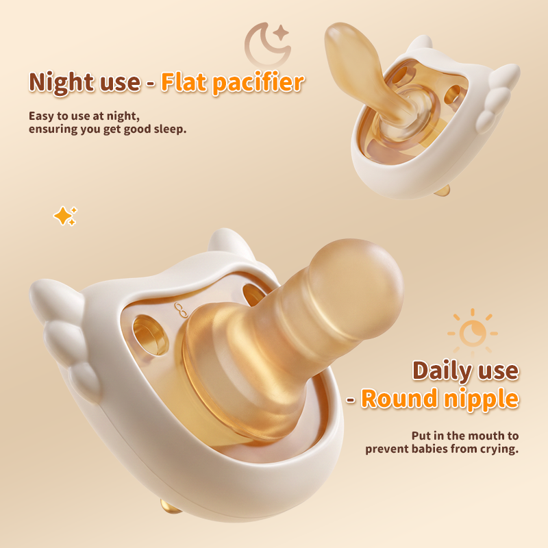 KIUMO Soother with Clip & Storage Case BPA Free
