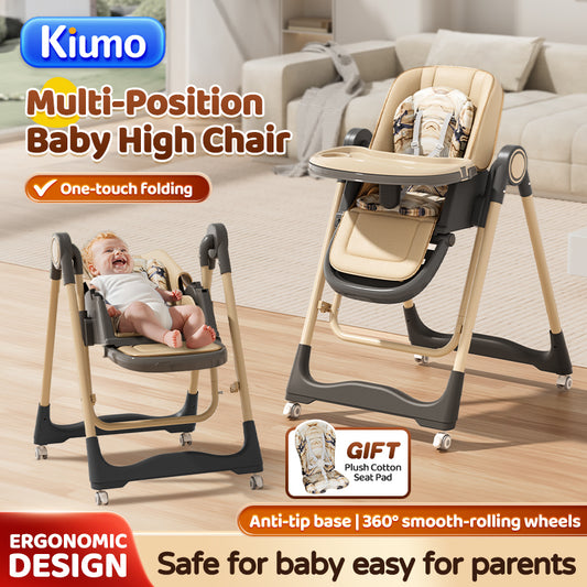 Kiumo 6 In 1 Foldable Baby High Chair