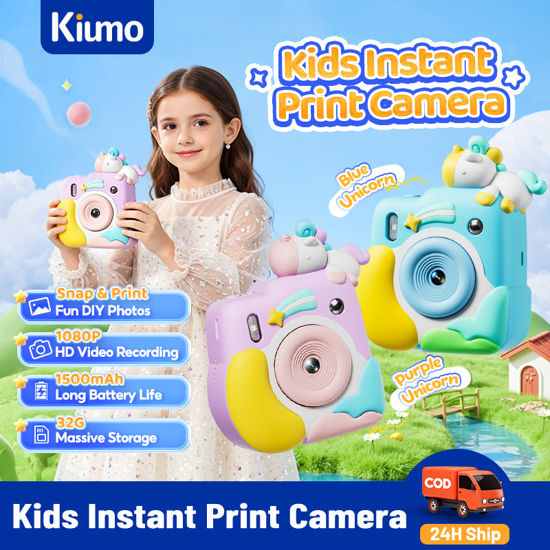 Kiumo 1080P Kids Instant Print Camera