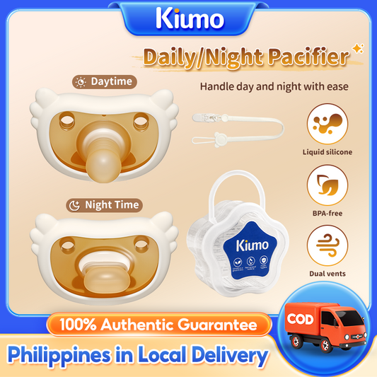 KIUMO Soother with Clip & Storage Case BPA Free