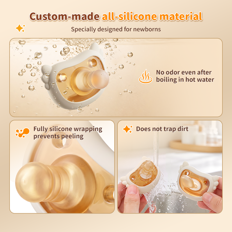 KIUMO Soother with Clip & Storage Case BPA Free