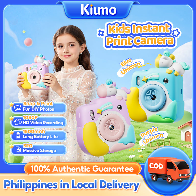 Kiumo 1080P Kids Instant Print Camera