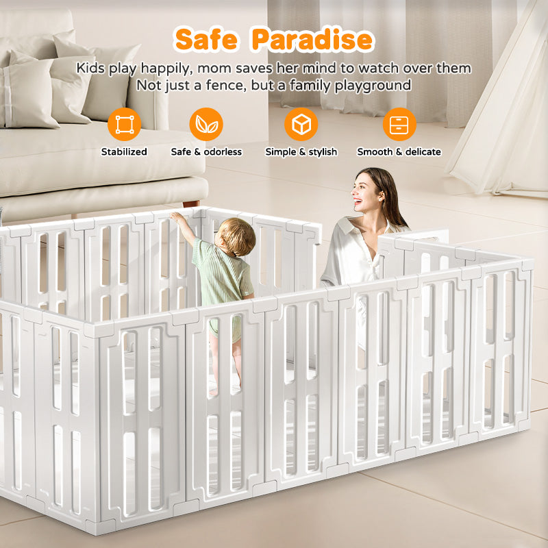 Kiumo Baby Playpen Adjustable Shape