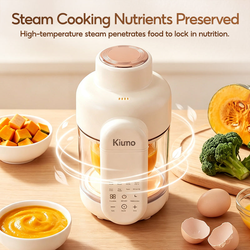 KIUMO 8-in-1 Baby  Steam Blend Food Maker
