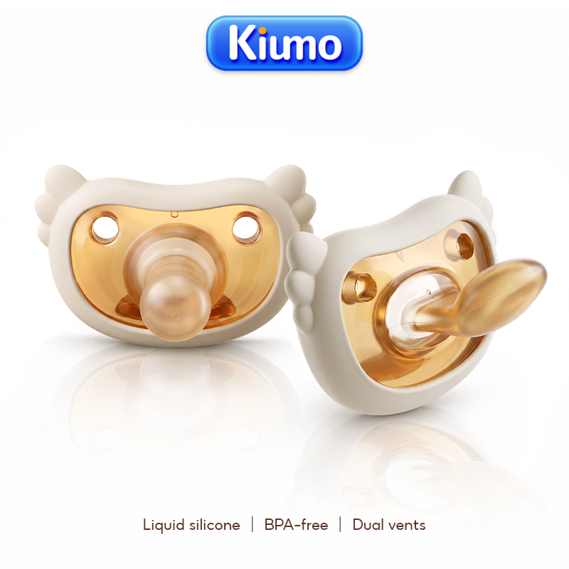 KIUMO Soother with Clip & Storage Case BPA Free
