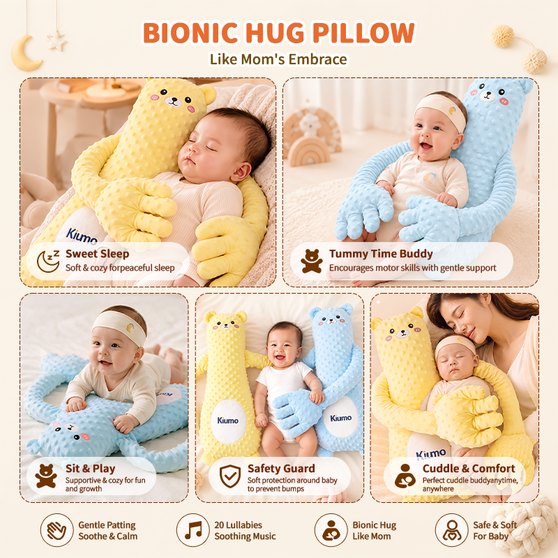 KIUMO Baby Comfort Companion Pillow
