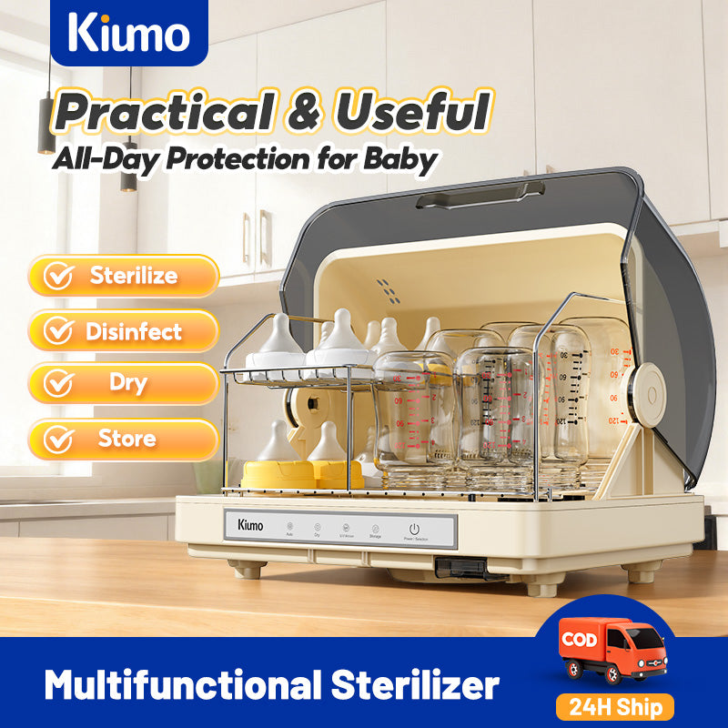 KIUMO UV Baby Bottle Cabinet Kills 99.9% Germs