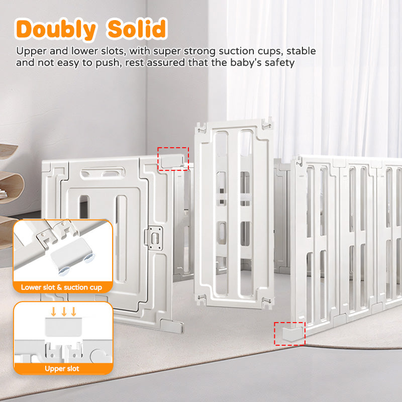Kiumo Baby Playpen Adjustable Shape