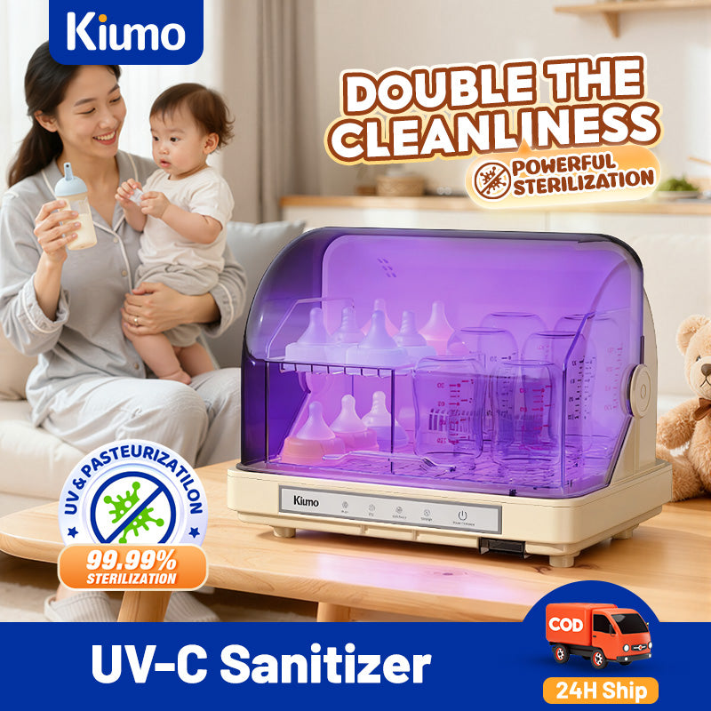 KIUMO UV Baby Bottle Cabinet Kills 99.9% Germs