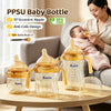 Kiumo 3PCS Set PPSU Anti-Colic Milk Bottle