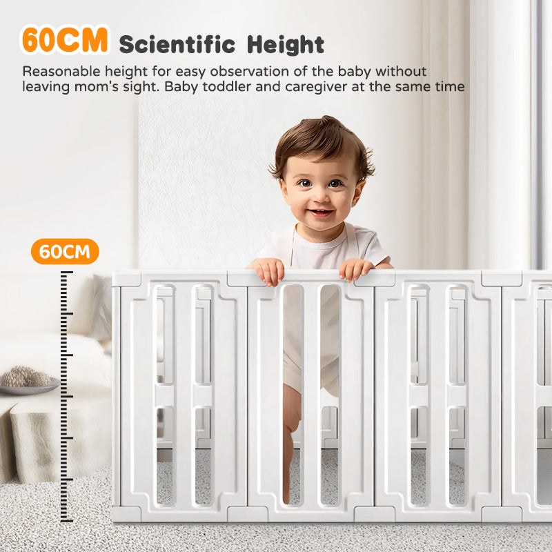 Kiumo Baby Playpen Adjustable Shape