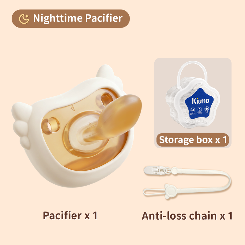 KIUMO Soother with Clip & Storage Case BPA Free