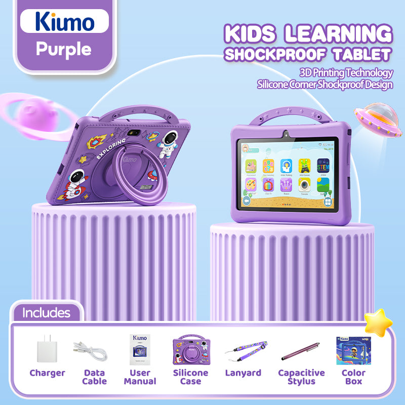 Kiumo M901 Tablet for Kids Android 13 Tablet 7inch IPS Screen 6GB+128GB Study Tablet